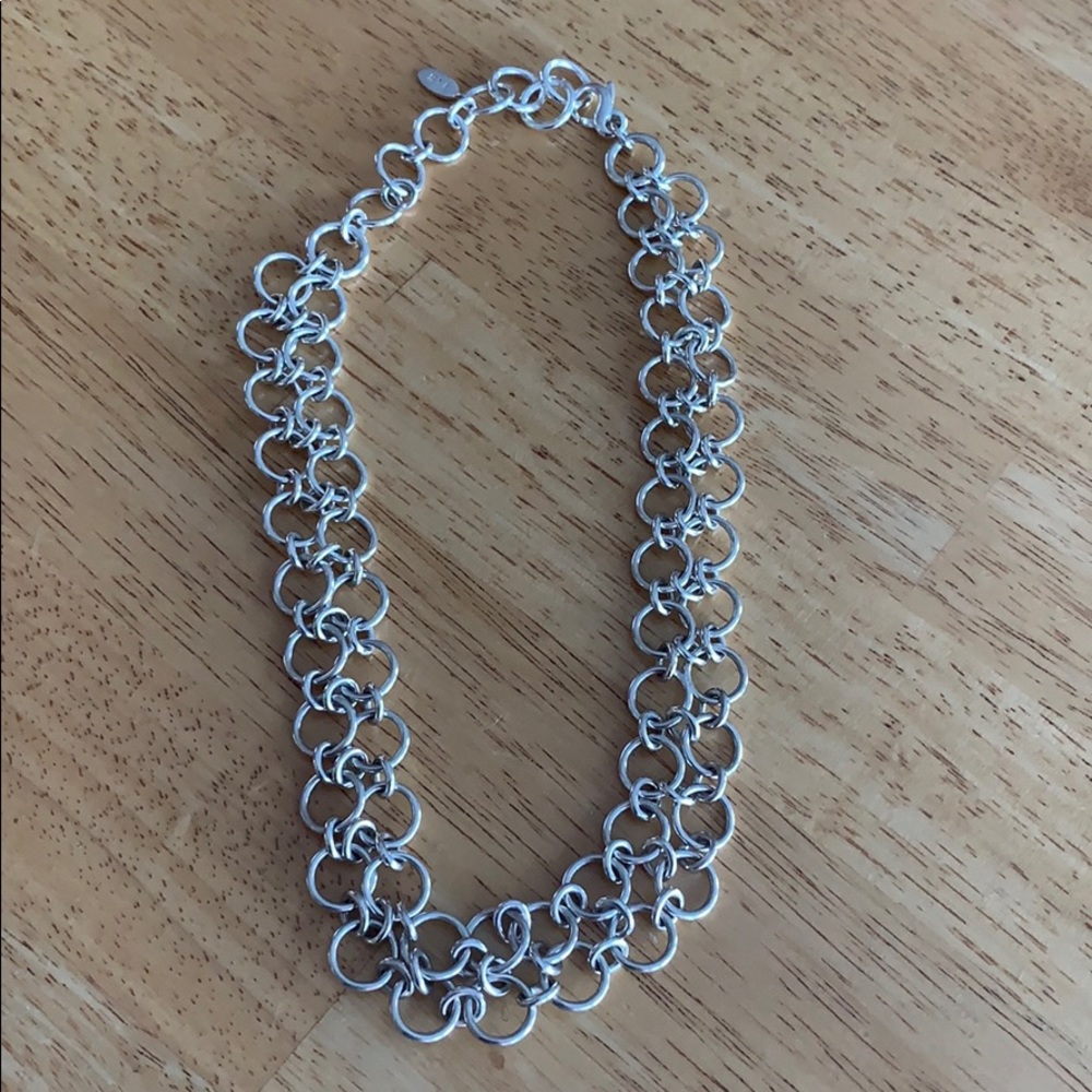 Thistle & Bee Chainmail Collar Necklace